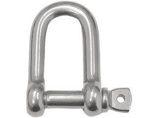 D SHACKLE S/S 8MM / 34mm x 17mm