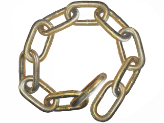 CHAIN 8MM H/T Z/P    11 LINK