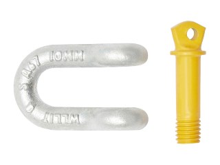 D SHACKLE  10MM H/T - 34mm x 17mm
