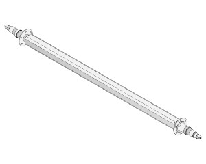 Straight Beam Axle - Multi-Hub - 3000kg - Galvanised