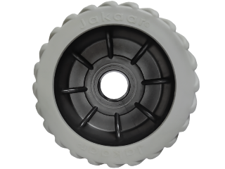 Grey Ribbed Wobble Roller