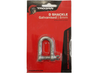 D SHACKLE GALV  8MM - 34mm x 17mm