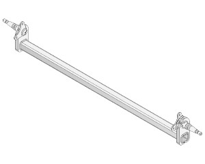 Drop Beam Axle - Disc Braked - 1500kg - Bare Metal