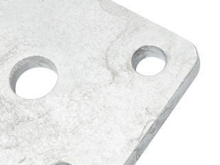 PLATE RETAINER D/B GALV 19MM