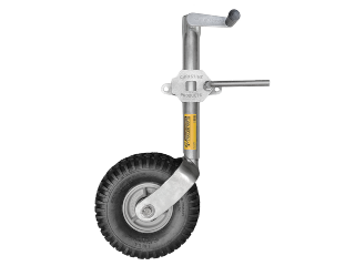 Jockey Wheel 220kg - 245x90 Alloy Wheel - Side Clamp-on