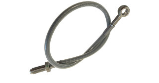 BRAKE HOSE S/STEEL 3/8" M / 3/8" BANJO