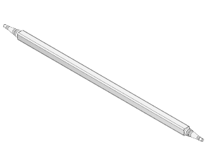 Straight Beam Axle - Non-Braked - 1750kg - Galvanised