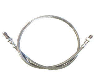 BRAKE HOSE 800mm STAINLESS STEEL