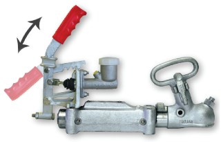 Duofit Override hydraulic coupling, Spring dampened - 2500kg