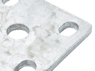 PLATE U BOLT M12 GALV PR 2in